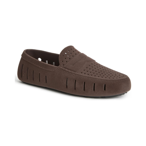 Mens Floafers Country Club Driver Faux Suede