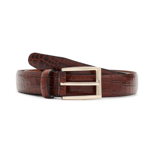 Brooks Brothers Crocodile Embossed Belt