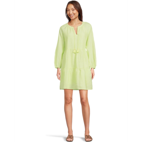 Womens Tommy Bahama Coastalina Long Sleeve Tiered Dress