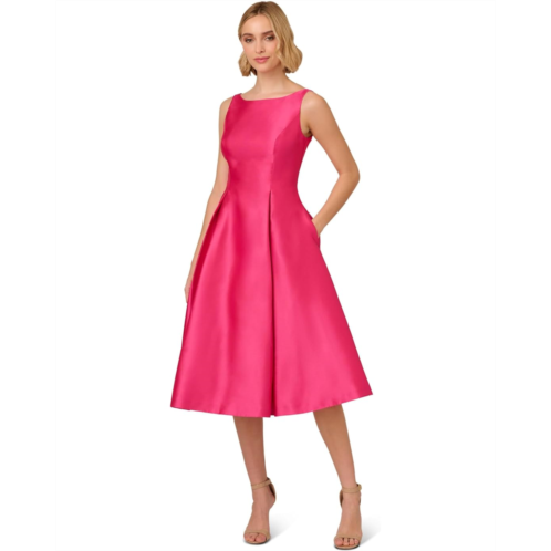 Womens Adrianna Papell Sleeveless Tea Length Dress