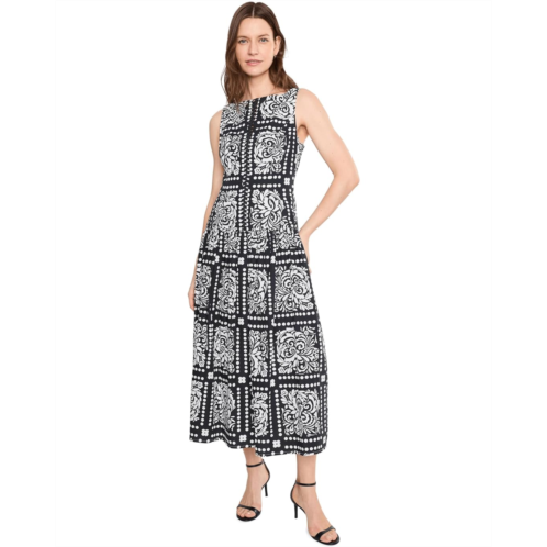 Adrianna Papell Drop Waist Midi Dress
