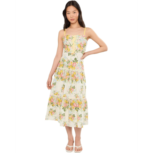 Womens Adrianna Papell Printed Midi Dress