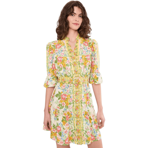 Adrianna Papell Rayon Printed Short Dress
