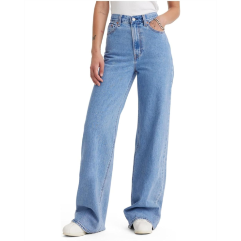 Womens Levis Premium Ribcage Wide Leg Jeans