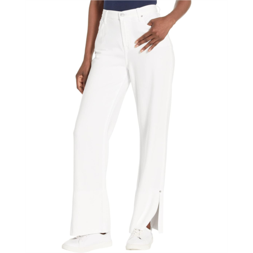 Womens 7 For All Mankind Denim Lustre Trousers in Brilliant White