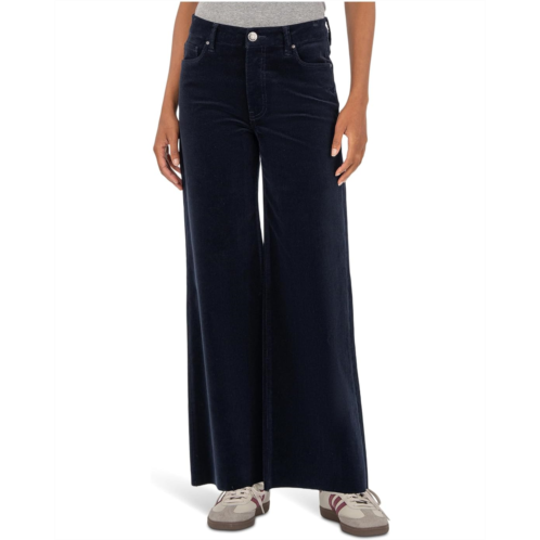 Womens KUT from the Kloth Meg Corduroy High-Rise Wide Leg