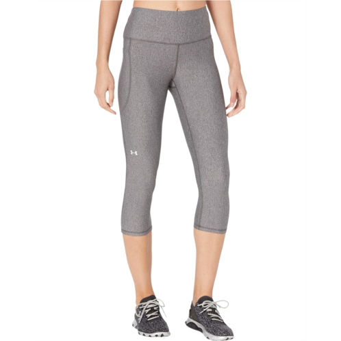 Womens Under Armour HeatGear Armour High-Waisted Pocketed Capris