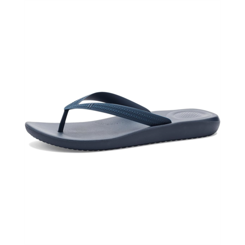 Mens FitFlop Iqushion Textured-Strap Flip-Flops