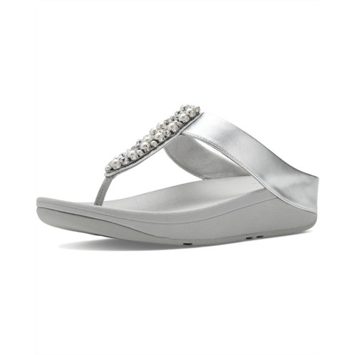 FitFlop Fino Pearls-and-crystal Toe-post Sandals