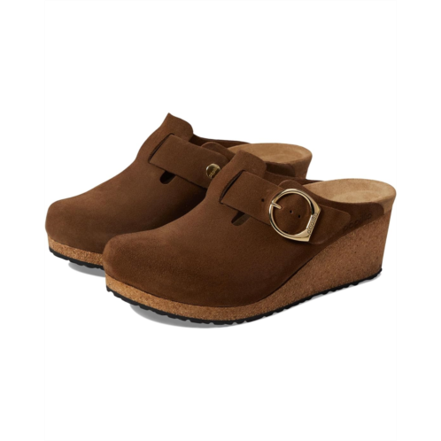 Womens Birkenstock Fanny Wedge Clog - Suede