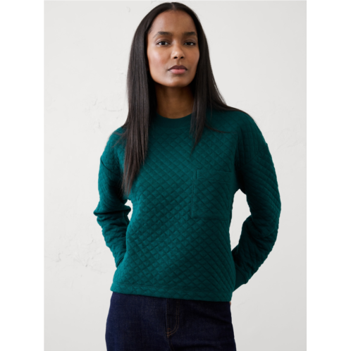 bananarepublic Quilted Sweatshirt