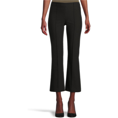 Womens Vince Mid Rise Pintuck Crop Flare Pants