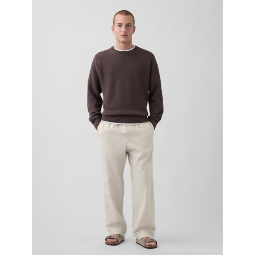 Gap Linen-Cotton Relaxed Taper Easy Pants