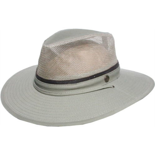 Magellan Outdoors Mens Big Brim Twill Safari Hat Light Brown 05