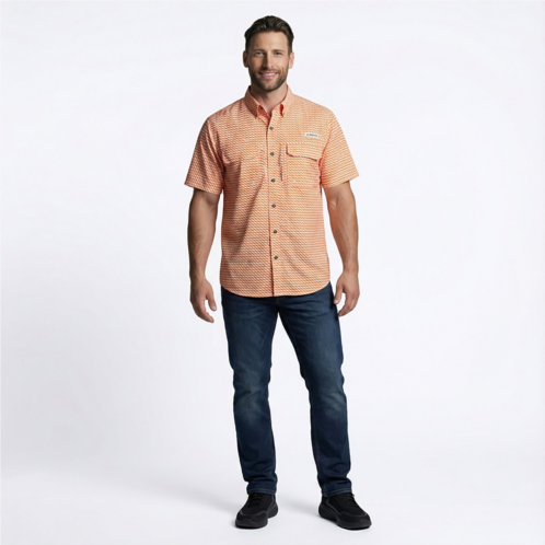 Magellan Outdoors Mens Tennessee Local State Print Shirt TN Micro Print