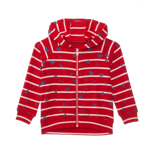 Chaser Kids Heart Stripe Zip-Up Hoodie (Little Kids/Big Kids)