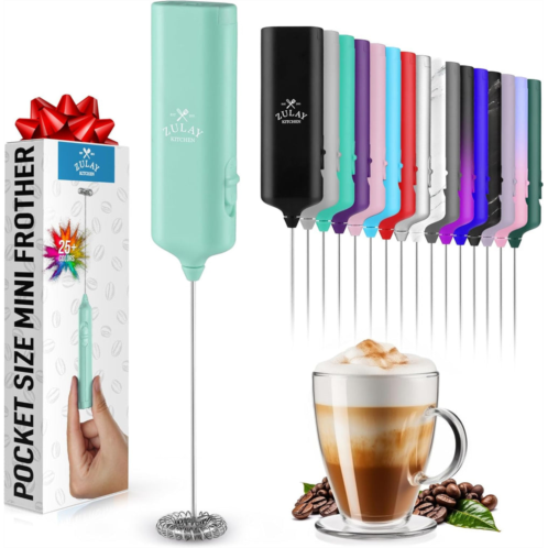 Zulay Kitchen powerful mini milk frother handheld - electric hand mixer
