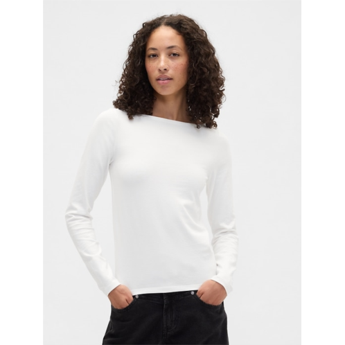 Gap Stretch Jersey Boatneck T-Shirt