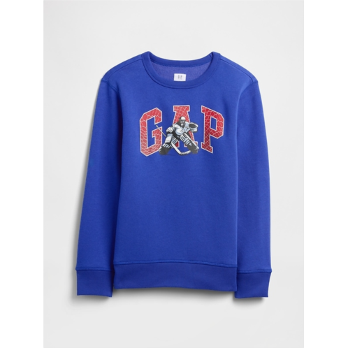 Gap Kids Crewneck Graphic Sweatshirt
