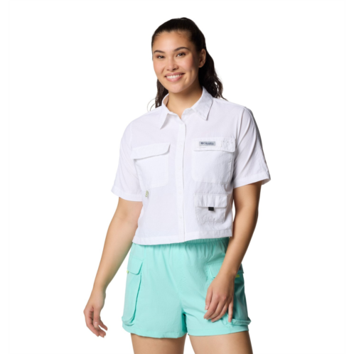 Columbia Sportswear Womens PFG Open Water T-shirt White