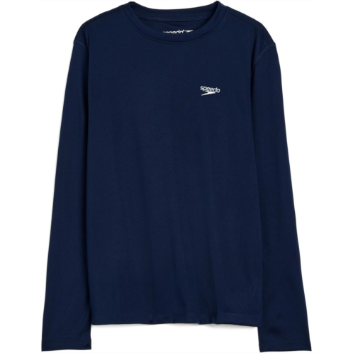 Boys Speedo Kids UV Swim Shirt Long Sleeve Tee Graphic (Little Kid/Big Kid)