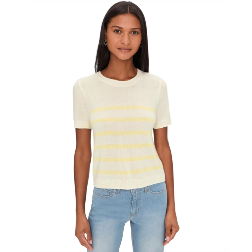 Splendid Emerson Stripe Short Sleeves Sweater