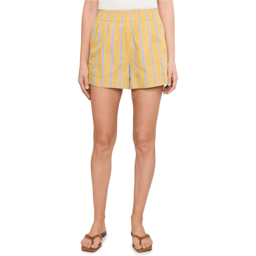 Womens Madewell E Waist Pull-On Shorts - Washed Poplin