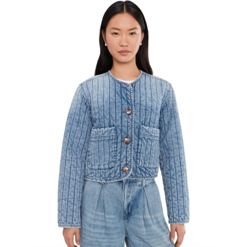 Blank NYC Bottomless Brunch Denim Quilted Jacket