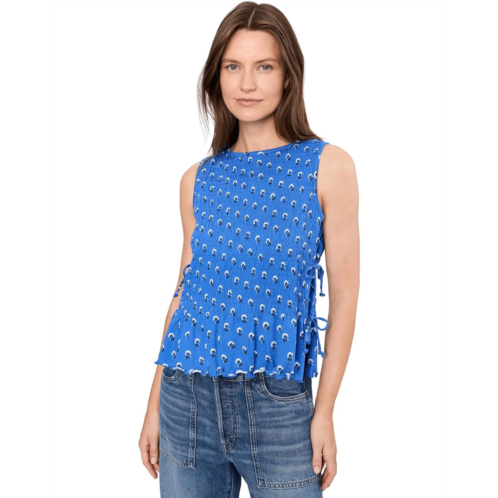 Womens Madewell Side Tie Smocked Tank