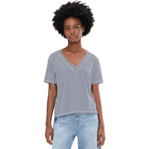 Splendid Kacey Stripe V-Neck Tee