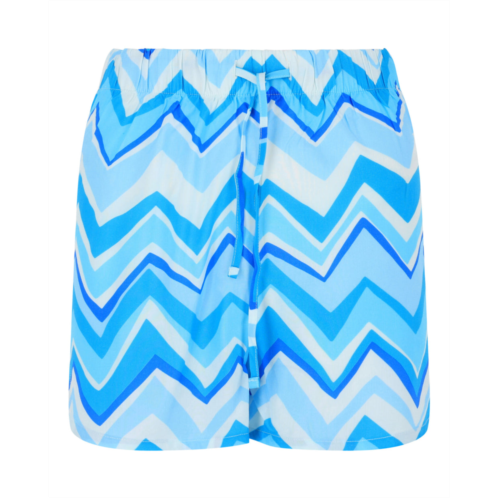 M Missoni striped dolphin hem shorts
