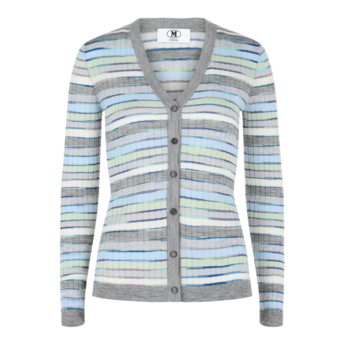 M Missoni fitted striped cardigan