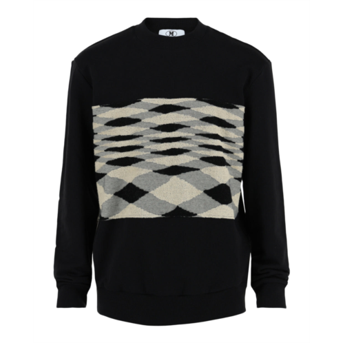 M Missoni zig zag slub crewneck sweatshirt