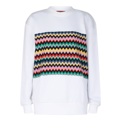 M Missoni zigzag graphic cotton sweatshirt