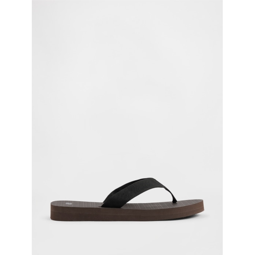 Gap Canvas Platform Flip Flops