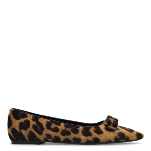 Salvatore Ferragamo Ferragamo siwar leopard-print vara ballet flats