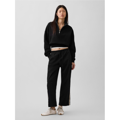 Gap Organic Cotton Poplin Relaxed Easy Stripe Pants