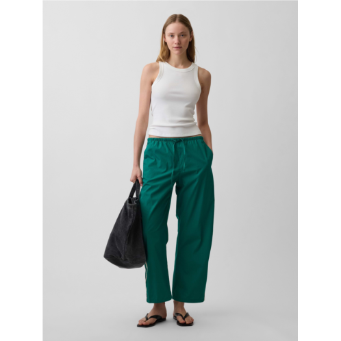 Gap Organic Cotton Poplin Relaxed Easy Stripe Pants