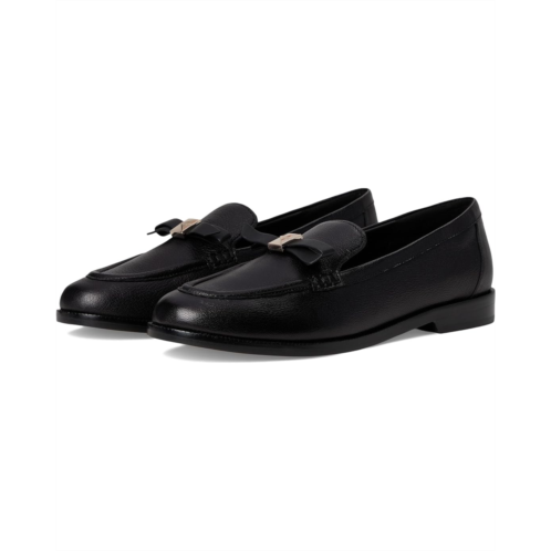 Kate Spade New York Deco Bow Pebbled Leather Loafers