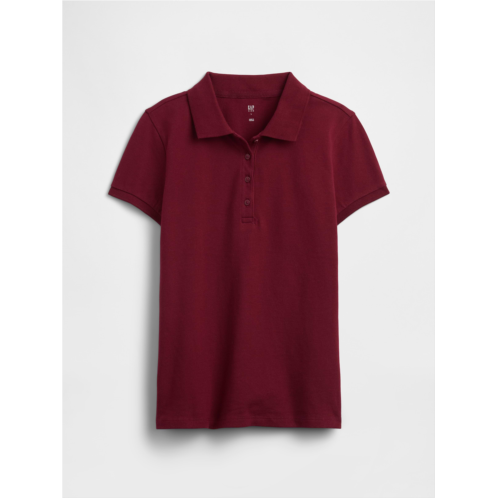 Gap Kids Uniform Stretch Pique Polo Shirt