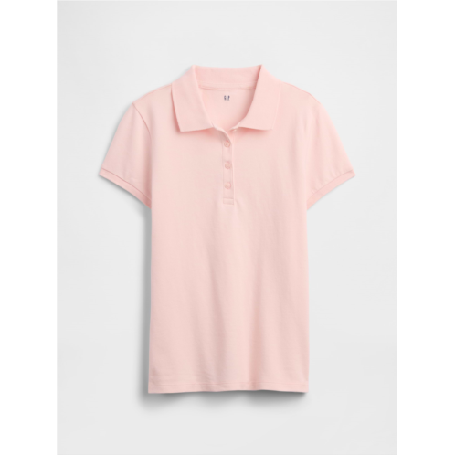 Gap Kids Uniform Stretch Pique Polo Shirt