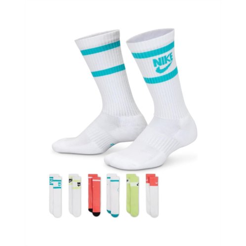 Kids Nike Kids Everyday Cushion Socks 6-Pair Pack (Little Kid/Big Kid)