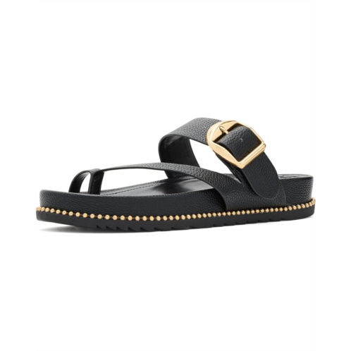 Womens Vince Camuto Camilo Toe Loop Buckle Band Slide Sandals