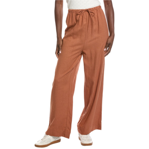 WeWoreWhat tie-waist linen-blend pant