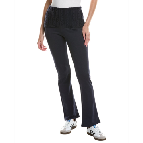 WeWoreWhat cable knit roll over pant