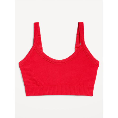 OldNavy Light Support Fluid Seamless Ribbed Sports Bra