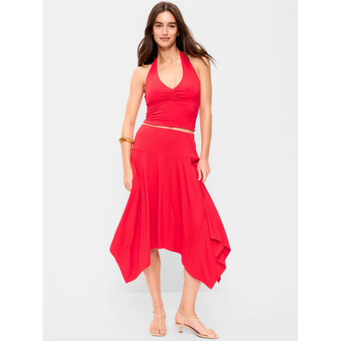 OldNavy Handkerchief Hem Midi Skirt
