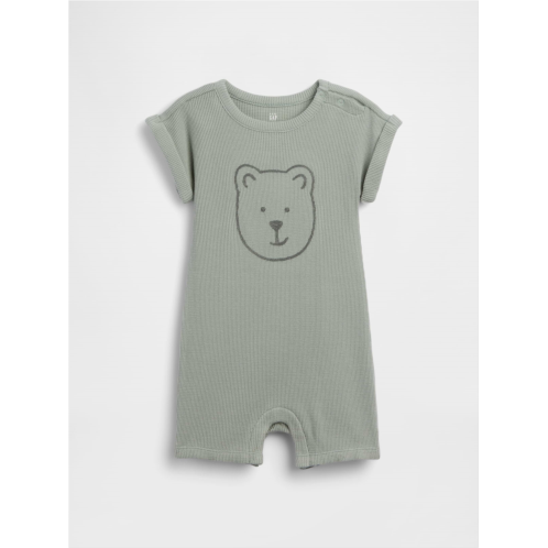 Gap Baby Brannan Bear Waffle Shorty One-Piece