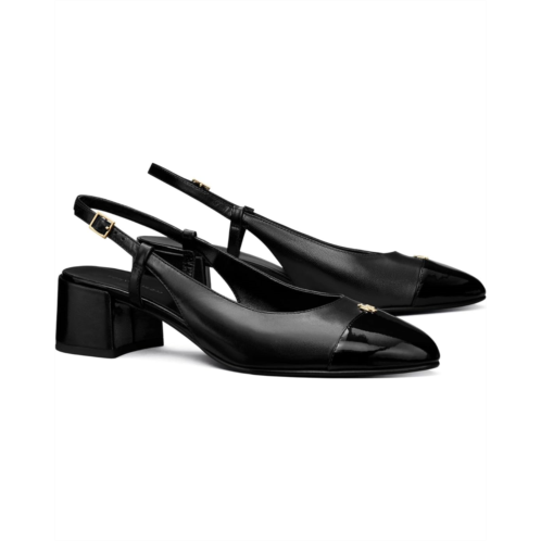 Womens Tory Burch Cap-Toe Slingback 45mm