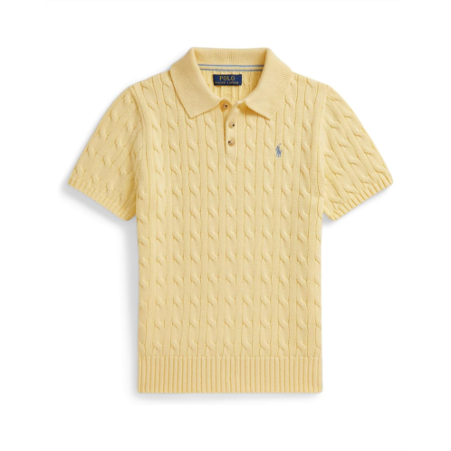 Boys Polo Ralph Lauren Kids Cable-knit Cotton Polo Sweater (Big Kid)